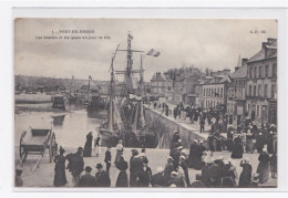 (39043-14) Port En Bessin - Les Bassins Et Les Quais Un Jour De Fête - Port-en-Bessin-Huppain