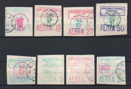 - CRETE / POSTE DES INSURGÉS N° 1/8 Oblitérés - Série 1905 (8 Timbres) - - Crete