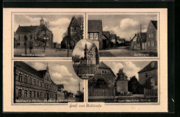 AK Uichteritz, Gasthaus Z. Deutschen Haus, Kriegerdenkmal 1914 /15, Dorfstrasse - Sonstige & Ohne Zuordnung