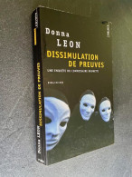 Edition Points Policier P 1883    DISSIMULATION DE PREUVES Donna LEON - Autres & Non Classés