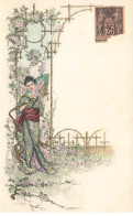 MIKIEP10-003- CHINE FEMME + EVENTAIL - China