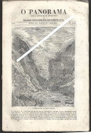 Weekly Newspaper 'O Panorama', Nº 108 Of 25/5/1839. Image 'The Tagus Near Vila Velha De Rodão'. 8 Pages. Rare. Rio Tejo - Informations Générales