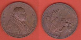 Papa Giovanni XXIII 1963 Medaglia Ufficiale Stato Del Vaticano  Copper Papal Medal - Unclassified