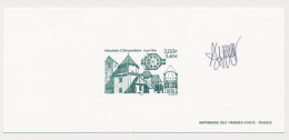 France 2000 - Epreuve / Proof Signed By Engraver Benedictine Monastery Ottmarsheim - Churches & Cathedrals