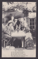 Postcard, National Costume, France, Chanson Tentation - Musik