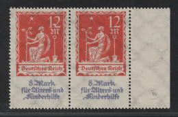DT. REICH 234 PF III **, PLATTENFEHLER-RARITÄT, Einwandfrei Postfrisch, 220,-€ - Unused Stamps