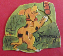 Image Chromo à Système Vache Qui Rit, Bel. Personnage De Benjamin Rabier. De L'album 2. Chien Jimmy - Sammelbilderalben & Katalogue