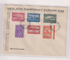 YUGOSLAVIA,1932 ROWING Nice Cover - Covers & Documents