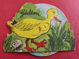 Image Chromo à Système Vache Qui Rit, Bel. Personnage De Benjamin Rabier. De L'album 2. Canard Gédéon - Sammelbilderalben & Katalogue
