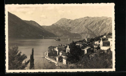 AK Perast, Ortspartie Aus Der Vogelschau - Montenegro
