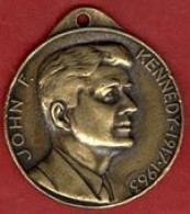 ** LOT  2  MEDAILLES  JOHN  F.  KENNEDY  -  JOHANNES  XXIII ** - Other & Unclassified