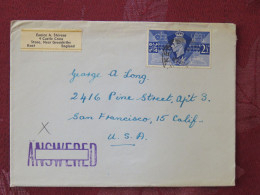 Great Britain 1946 Cover To USA - UPU King George VI - Covers & Documents