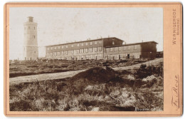 Fotografie Fr. Rose, Wernigerode, Ansicht Wernigerode, Blick Auf Das Brockenhotel Mit Brockenturm - Orte