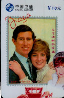 TELECARTE ETRANGERE.. LADY DIANA ET LE PRINCE CHARLES - Personen