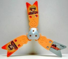 K326 / Kinder Série Toupies Beyblade / Shinobu (orange) / Ref : UN039B Avec BPZ - Mountables