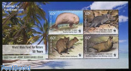 Cocos Islands 2011 50 Years WWF S/s, Mint NH, Nature - Various - Animals (others & Mixed) - Sea Mammals - World Wildli.. - Emissions Communes