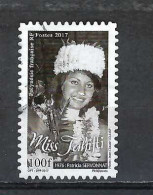 TIMBRE OBLITERE DE POLYNESIE DE 2017 N° YVERT 1157 - Usados