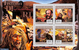 Guinea, Republic 2011 Prehistoric Art 4v M/s, Mint NH, History - Archaeology - Art - Cave Paintings - Archäologie