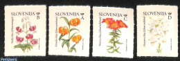 Slovenia 2024 Flowers 4v S-a, Mint NH, Nature - Flowers & Plants - Slovenia
