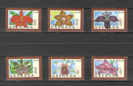 Grenada 1998 Flowers Of The World - Orchids Stamps From Sheetlet #2 MNH - Orchidee