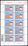 Monaco 2011 Dogs M/s, Mint NH, Nature - Sport - Dogs - Swimming - Ongebruikt