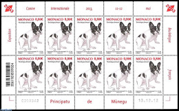 Monaco 2013 Dogs M/s, Mint NH, Nature - Dogs - Ongebruikt