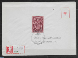 Hungary 1950 Stamp From Bl. 17., Postal History - Covers & Documents