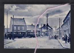 PHOTO LABOUVERIE FRAMERIES VIEILLE PLACE  TRAM   HAINAUT   REPRO - Frameries