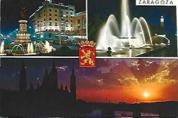 Spain & Marcofilia, Saragoza, Beauties Of The City, Multi, Logrono A Lisboa 1976 (88) - Monuments