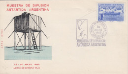 Argentina Muestra De Difusion Antarctica Argentina Cover Ca Lomas De Zamora 30 MAY 1965 (AGR179) - Events & Commemorations