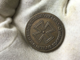 Germany Deutschland - Deutsche Gesellschaft Zur Rettung Schiffbruchiger German Society For Rescue Of Shipwrecked Medal - Sonstige & Ohne Zuordnung