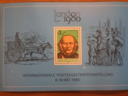 De Afbeelding Toont Een Omslag Of Folder Voor De "London 1980 Internationale Postzegeltentoonstelling", Die Plaatsvond V - Suriname