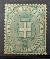 ITALIA REGNO 1891-96 5 CENTESIMI NUOVO SENZA GOMMA MNG - Ongebruikt