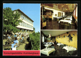 AK Saalfeld / Saale, Konsum-Gaststätte Kulmberghaus Mit Gnomenbar Und Jägerstube - Sonstige & Ohne Zuordnung