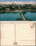 Postcard Kaunas Kowno (Коўна) Stadtblick Behelfsbrücke 1915 - Lithuania