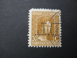 LUXEMBURG  , Firmenlochung , Perfin , 2 Scans - 1914-24 Marie-Adélaïde