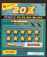 120 A, Lottery Ticket, Portugal, « Raspadinha », « Instant Lottery »,« 20 X Pode Multiplicar... », Nº 625 - Lottery Tickets