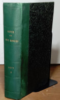 COLLECTIF -  REVUE DES DEUX MONDES - JANVIER-FEVRIER 1877 - TOME XIX - 1801-1900