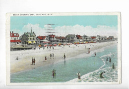 BEACH LOOKING EAST. CAPE MAY. N.J. - Autres & Non Classés