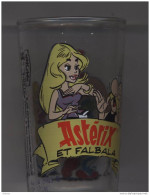 Verre Publicitaire à Moutarde AMORA Theme Asterix Obelix Falbala - Verres