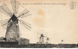 AGRICULTURE #MK53571 MOULIN A VENT DES SALINES SOUVENIR DE DJIBOUTI MILL MOLEN - Altri & Non Classificati