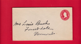 Amérique Entiers Postaux  Entier Postal    2 Two   Cents    Etats-Unis  COVER  USA - 1901-20
