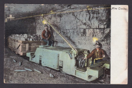 Postcard, United States, Mine Trolley - Mines