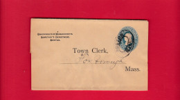 Amérique Entiers Postaux  Entier Postal  One Cent     Etats-Unis  COVER  Boston USA - Sonstige & Ohne Zuordnung