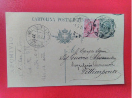 CARTOLINA POSTALE - VILLIMPENTA - MANTOVA - ANNO 1921 - Altri & Non Classificati