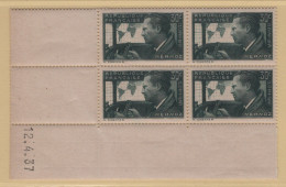 Mermoz - Coin Date - N°337 - 12-4-37 - ** Neuf Sans Charniere - 1930-1939