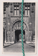 Carte Photo, Fotokaart, Bruxelles, Brussel, Hôtel De Ville, Entrée, Stadhuis Ingang - Monuments, édifices