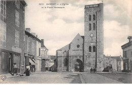 GANNAT - L'Eglise Et La Place Hannequin - Très Bon état - Sonstige & Ohne Zuordnung
