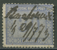 Dt. Reich 1872 Für Den Innendienst 13 Federzugentwertung, Kleiner Riß - Gebraucht