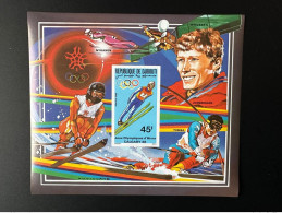 Djibouti 1988 Mi. Bl. 144 ND IMPERF Winter Olympic Games Calgary Jeux Olympiques Olympia Ski Espace Space Raumfahrt - Djibouti (1977-...)